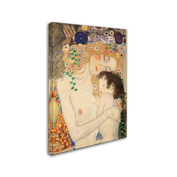 Gustav Klimt 'Three Ages' Canvas Art,18x24
